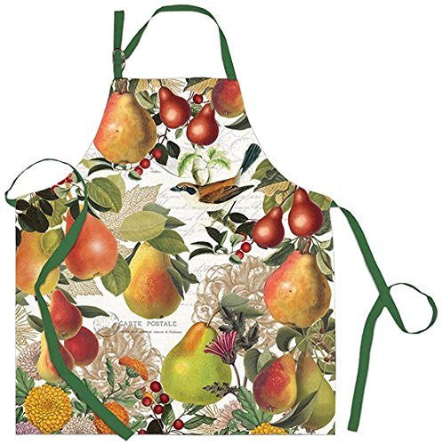Michel Design Works Golden Pear Cotton Chef Apron, Orange