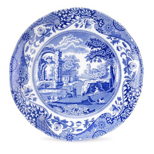 Spode Blue Italian Bread and Butter Plate,  Set of 4